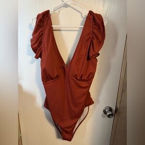 Women’s Plus size Rust One Piece Swimsuit